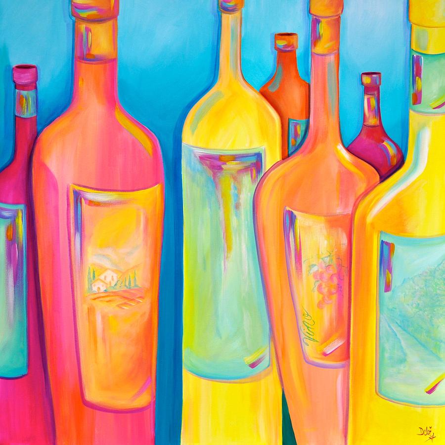 Happy Shiny Hour Painting by Debi Starr