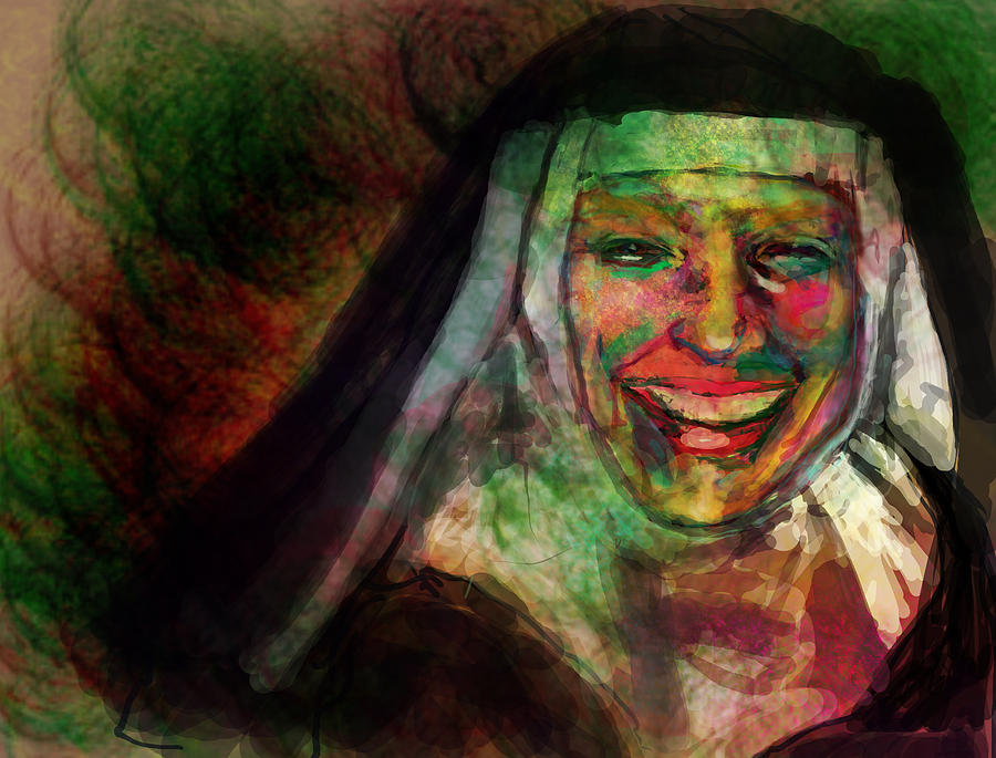 Bride Of Christ Digital Art - Happy Sister by James Thomas Bride Of Christ Digital Art - Happy Sister by James Thomas