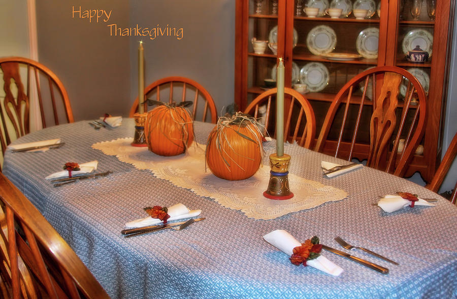 Happy Thanksgiving Photograph by Joan Bertucci