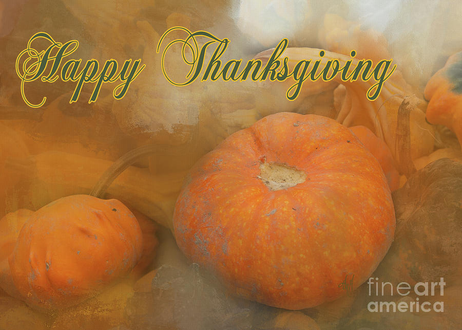 Happy Thanksgiving Digital Art by Victoria Harrington