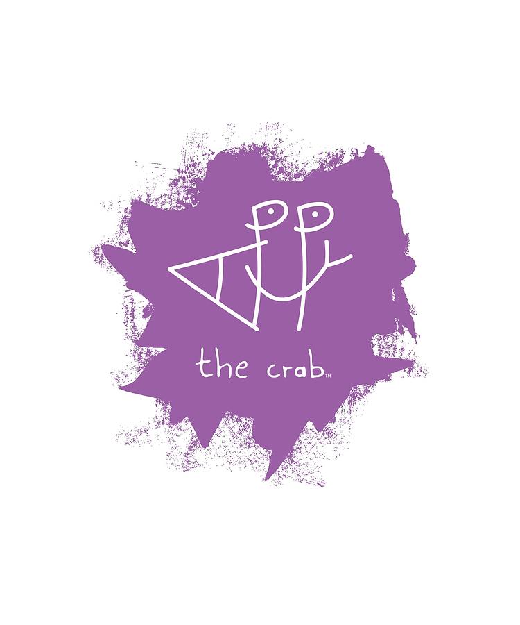 Happy the Crab - purple Mixed Media by Chris N Rohrbach