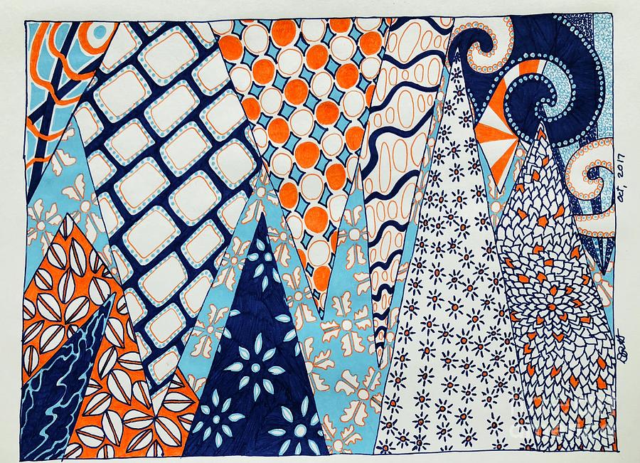Pattern Drawing - Happy to have the blues re-issued by Darrin Pruitt