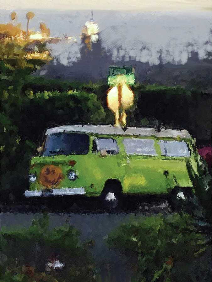 Happy VW Mixed Media by Russell Pierce