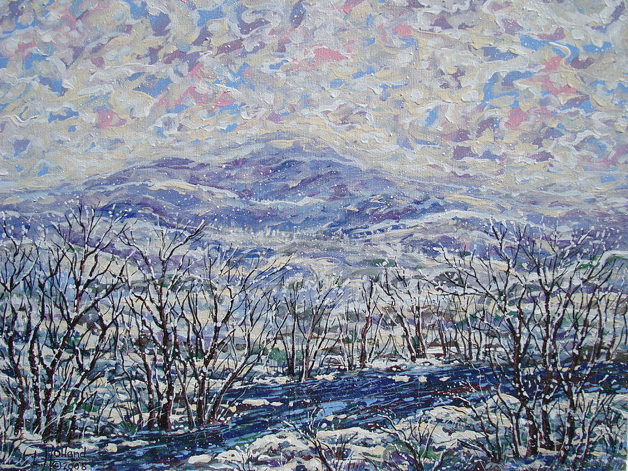 Happy Winter. Painting by Leonard Holland