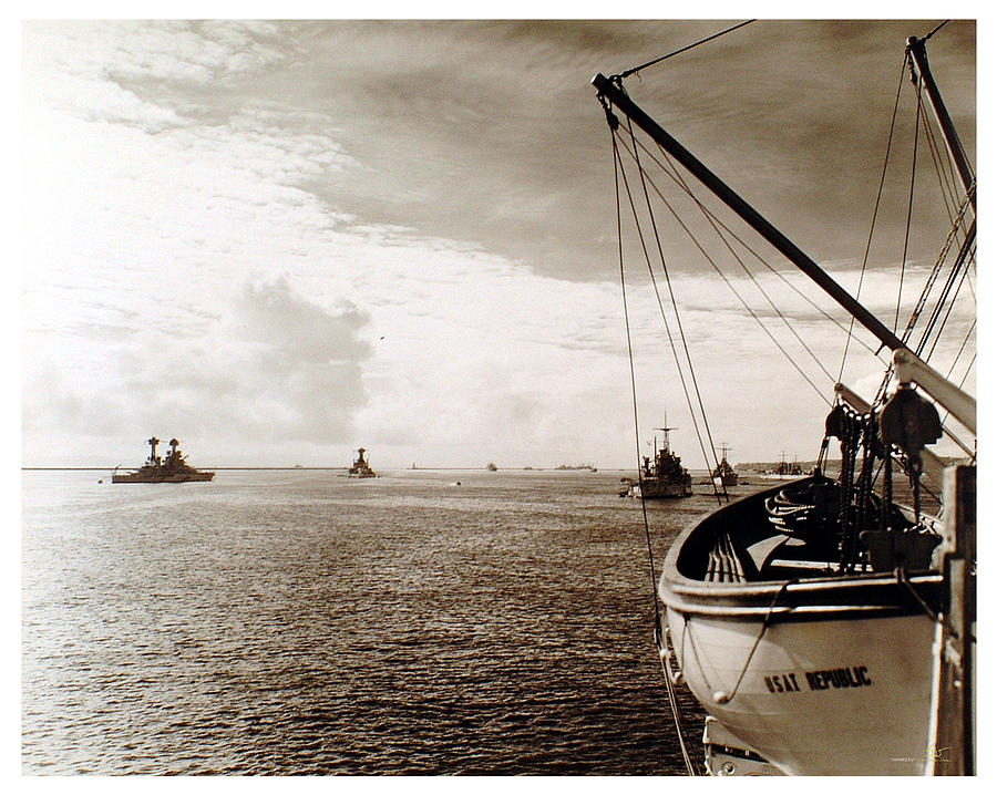 Harbor 1944 Photograph by Sam Davis Johnson