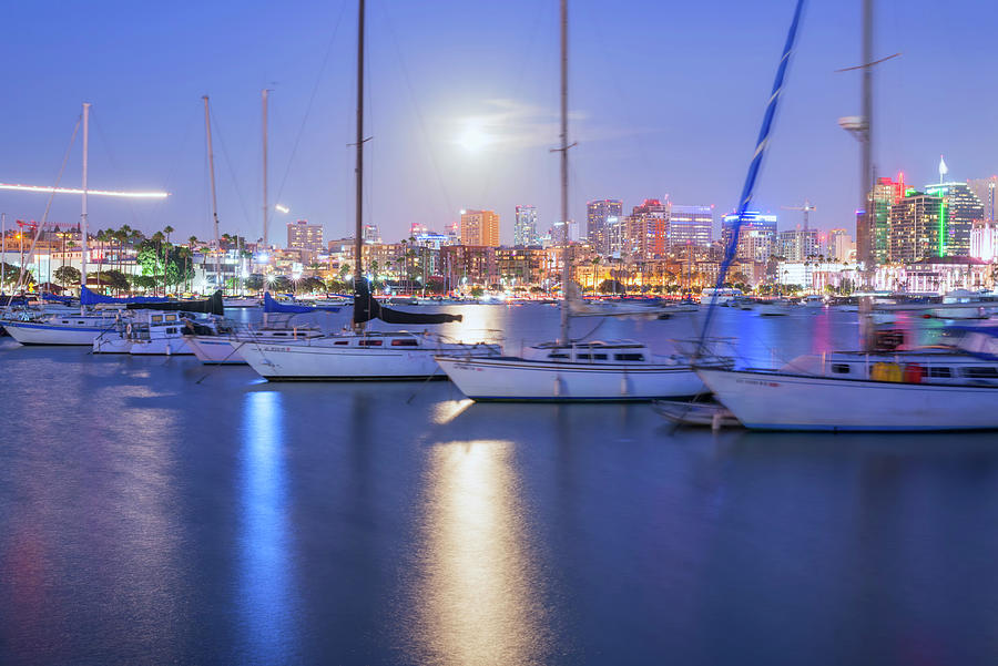 San Diego Harbor So Bright Photograph by Joseph S Giacalone