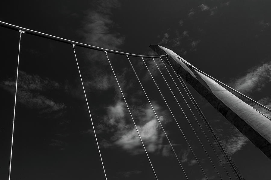 San Diego Photograph - Harbor Drive Bridge by Peter Tellone