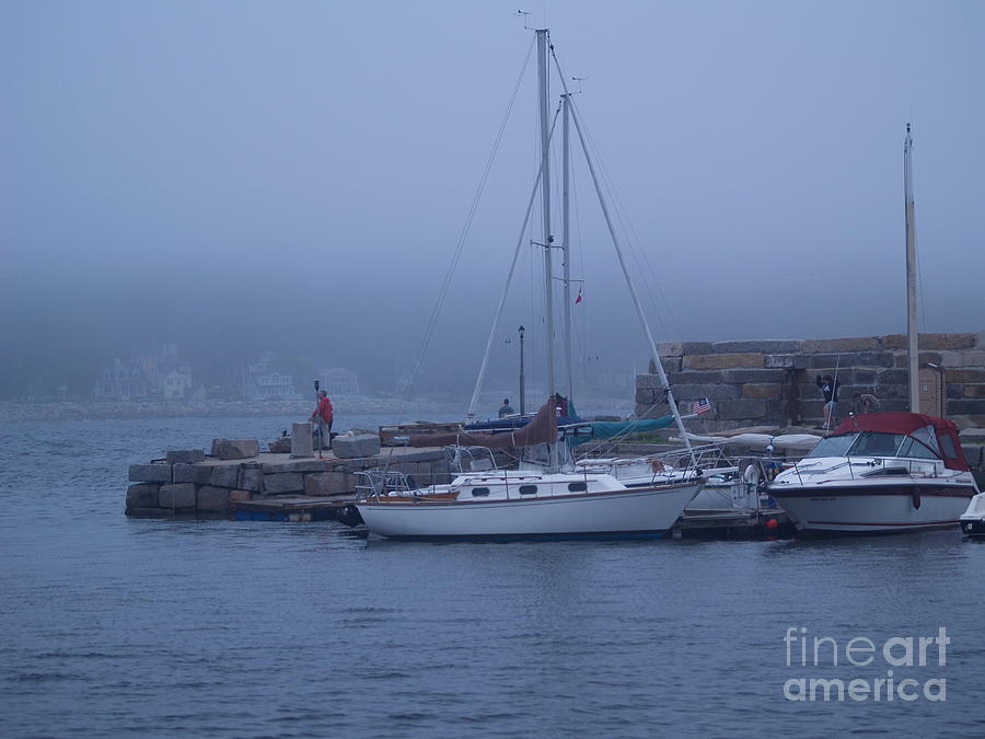 Harbor Fog Photograph by Paul Galante