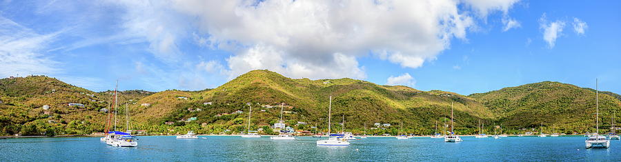 Harbor in British Virgin Islands Photograph by Alexey Stiop