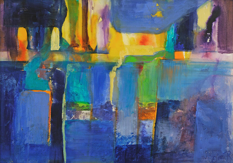 Harbor Lights Painting by Elise Ritter