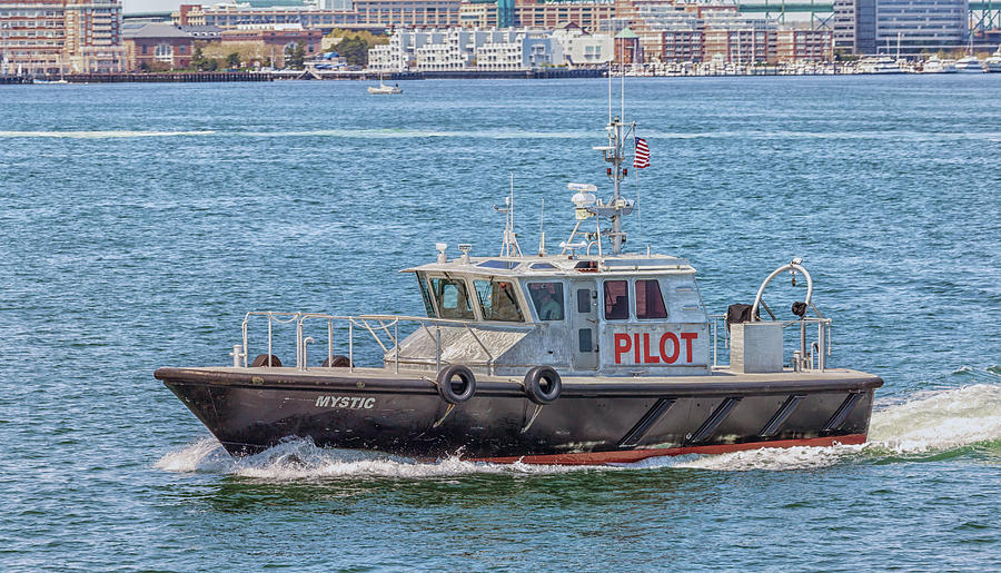 Harbor Pilot Boat Mystic Photograph by Brian MacLean