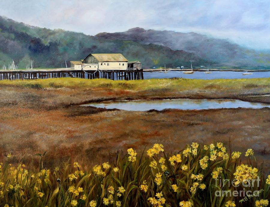 Romeo Pier  Painting by Mary Beth Harrison