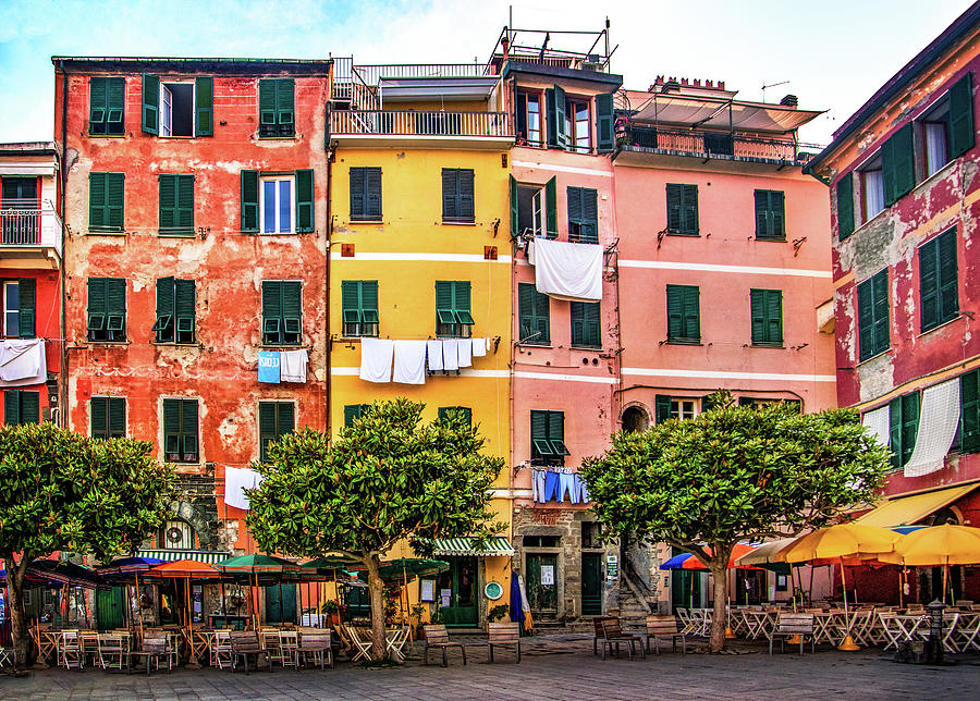 Harbor Square in Vernazza Photograph by Carolyn Derstine