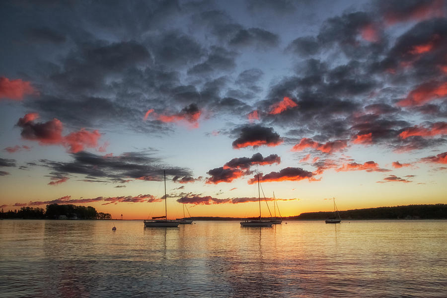 Harbor Sunrise Photograph by Heather Kenward - Fine Art America