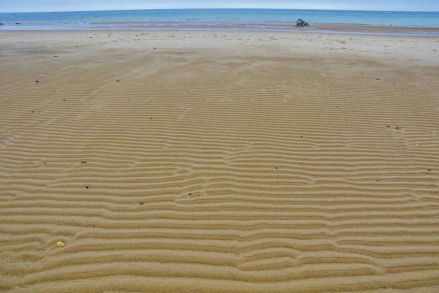 Harborview Beach Sand Patterns Photograph by Marisa Geraghty Photography