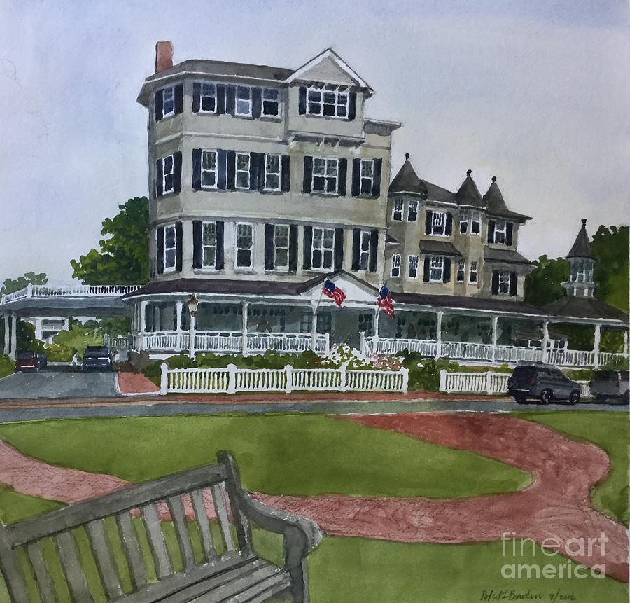 Harborview Hotel, Edgartown, Martha's Vineyard Painting by Robert ...