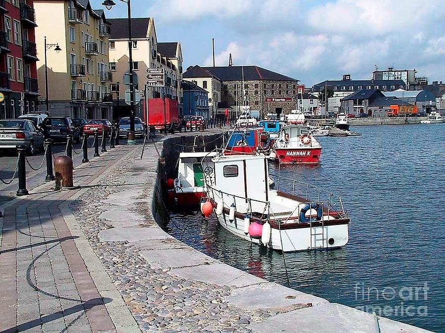 Harbour at Dungarvan Photograph by Val Byrne