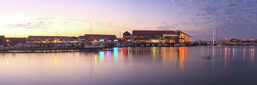 Harbour Lights, Hillarys Boat Harbour Photograph by Dave Catley
