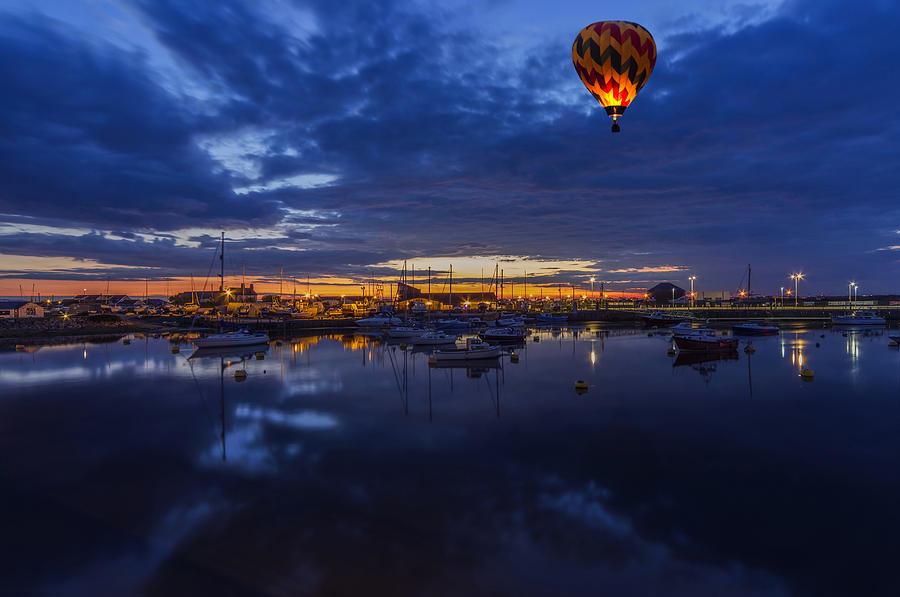 Harbour Night Flight Photograph by Ian Mitchell