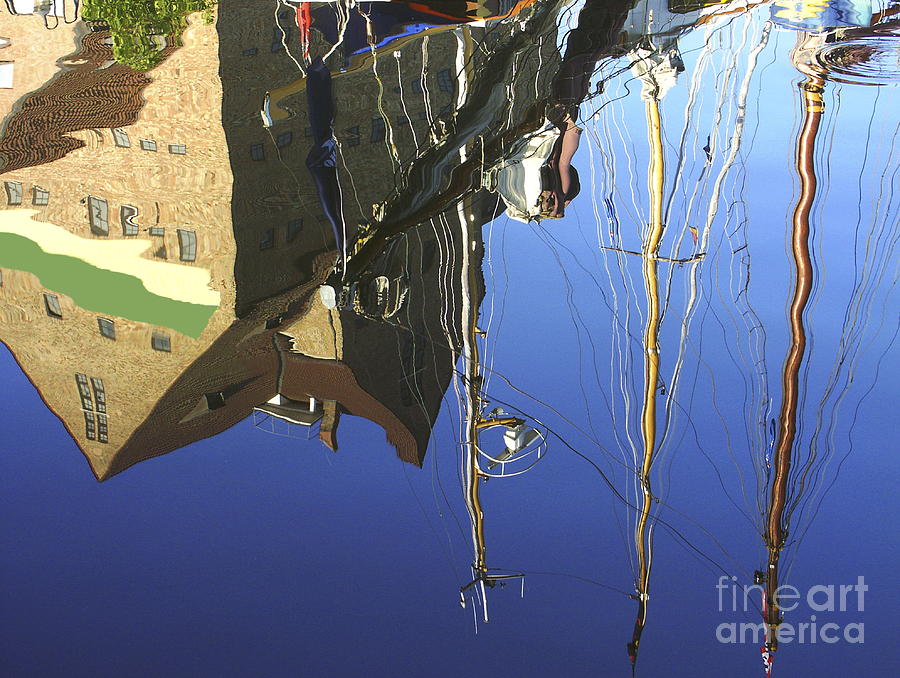 Harbor Photograph - Harbour Reflection by Sascha Meyer Harbor Photograph - Harbour Reflection by Sascha Meyer