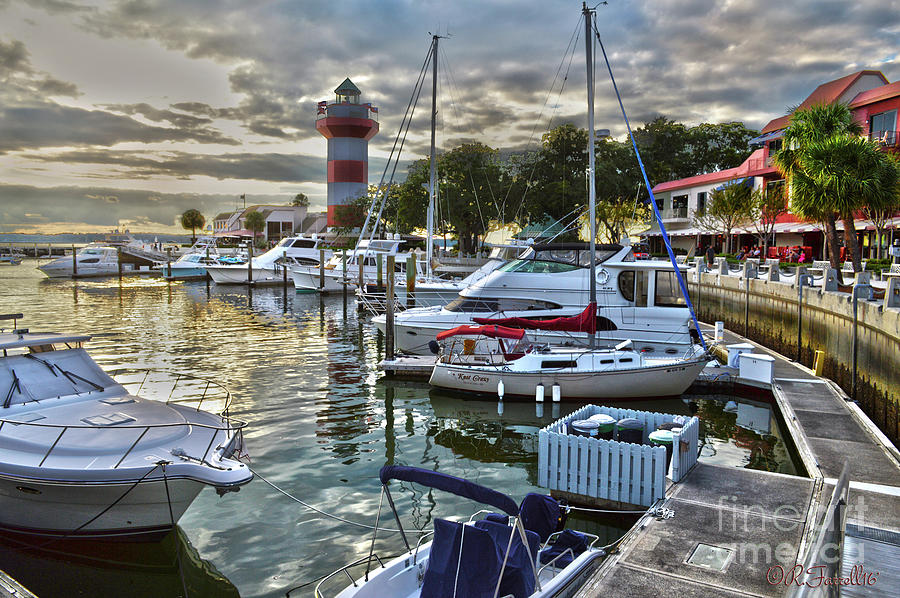 Harbour Town Evening Photograph by Rod Farrell