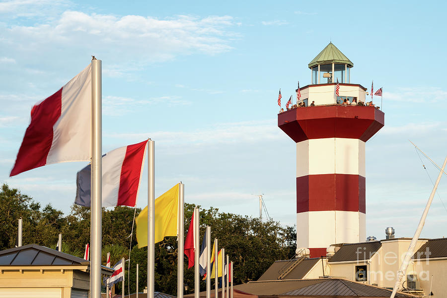 Harbour Town Lighthouse, Hilton Head Island, South Carolina Photograph by Dawna Moore Photography