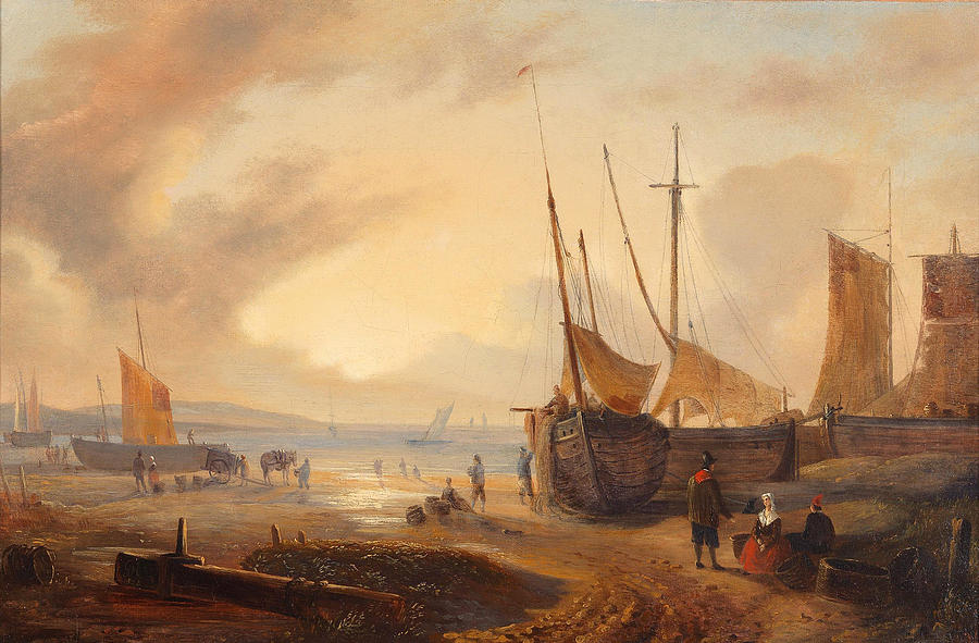 Harbour View Painting by George Gillis Haanen