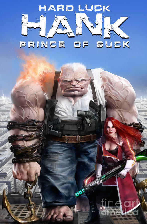 Science Fiction Digital Art - Hard Luck Hank--Prince Of Suck by Steven Campbell