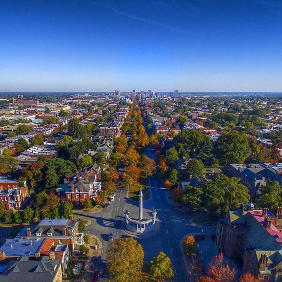 Richmond Photograph - Hard To Beat Monument Avenue In The by Creative Dog Media  