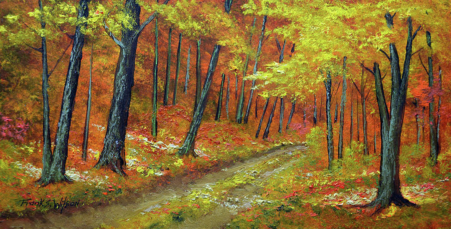 Hardwood Forest Painting by Frank Wilson
