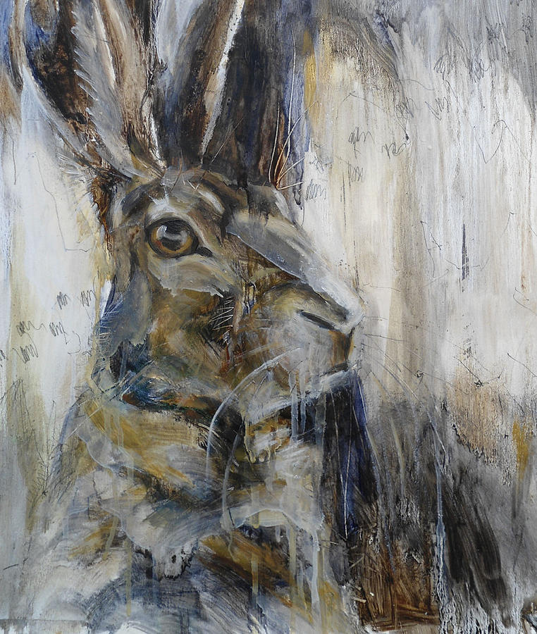 Hare Painting by Brenda Ullrich - Fine Art America