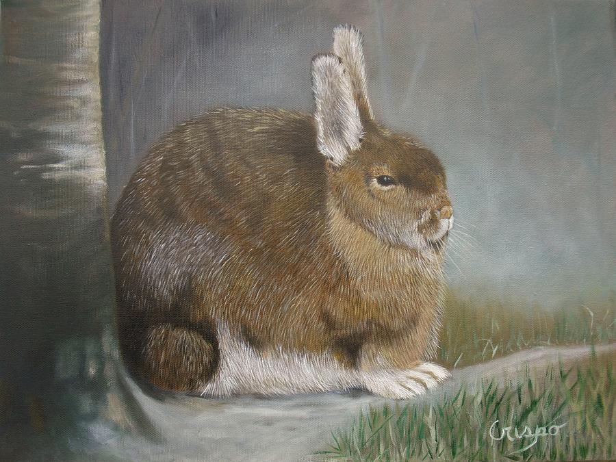 Hare Painting by Jean Yves Crispo