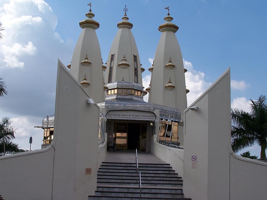 Architecture Photograph - Hare Krishna Temple in SA by Vijay Sharon Govender