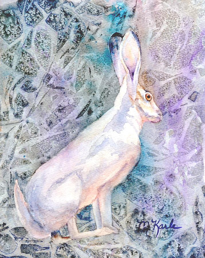Hare Painting by Marsha Karle