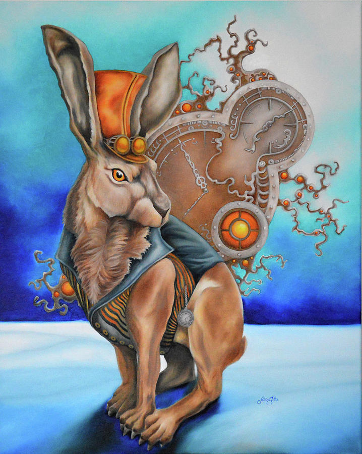 Hare Today Gone Tomorrow Painting by Sabrina Motta