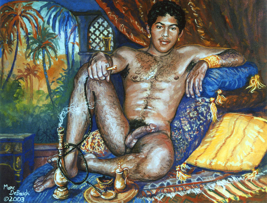 Harem Boy Painting by Marc DeBauch