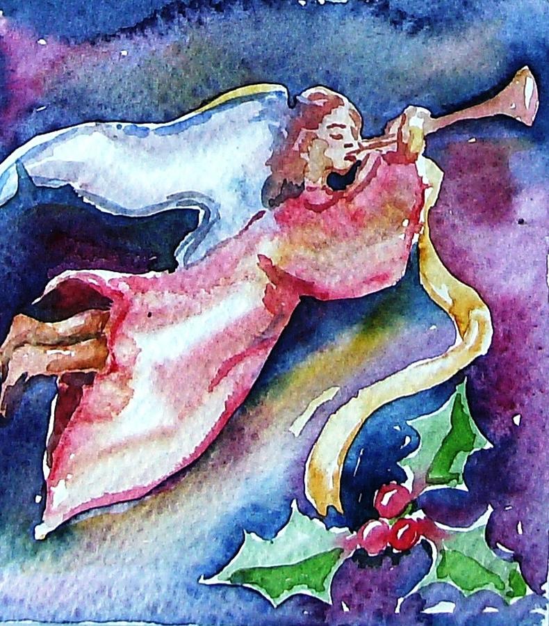 Hark The Herald Angel  Painting by Trudi Doyle
