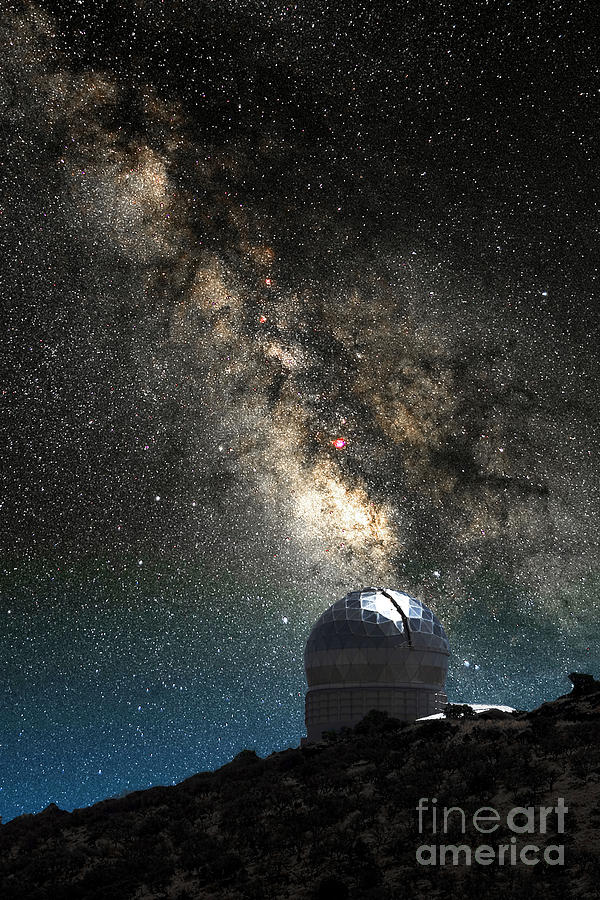 Harlan J. Smith Telescope Photograph by Larry Landolfi