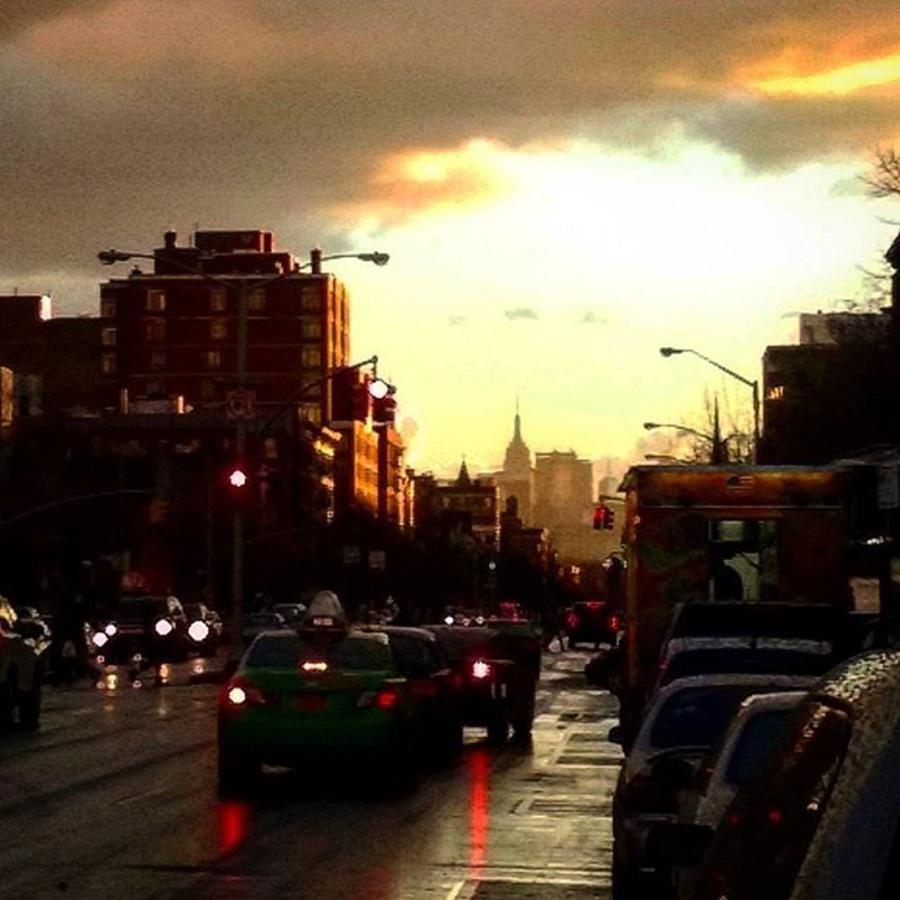 New York City Photograph - Harlem Heading Downtown W/ A Silhouette by Christopher M Moll