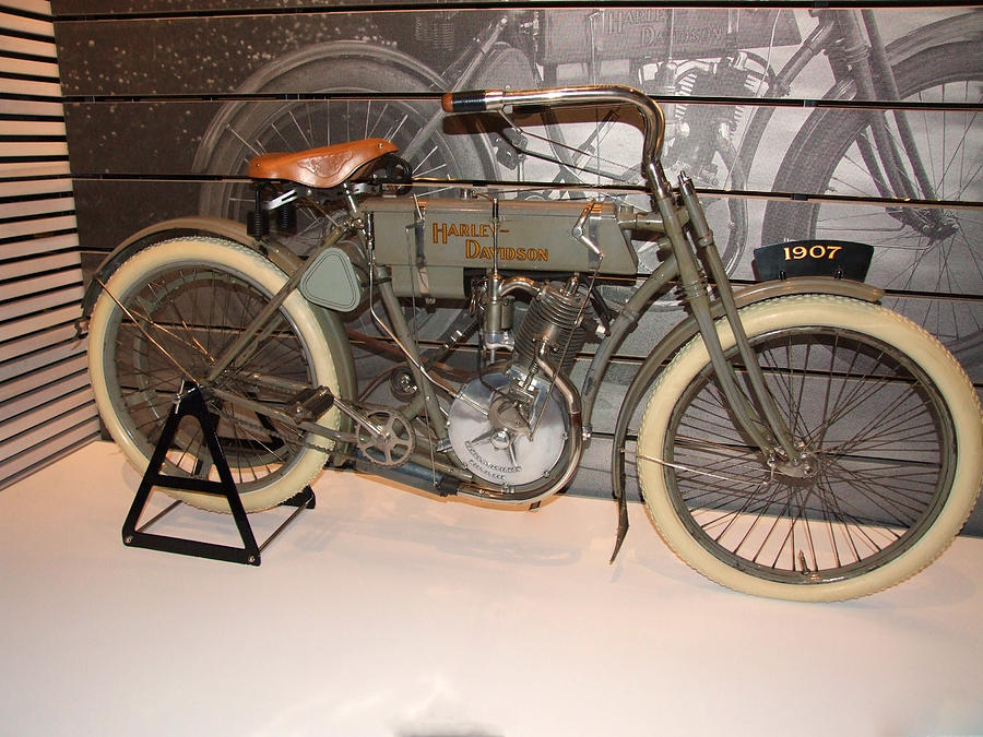 Harley  1907 Model 3 Photograph by Michiale Schneider