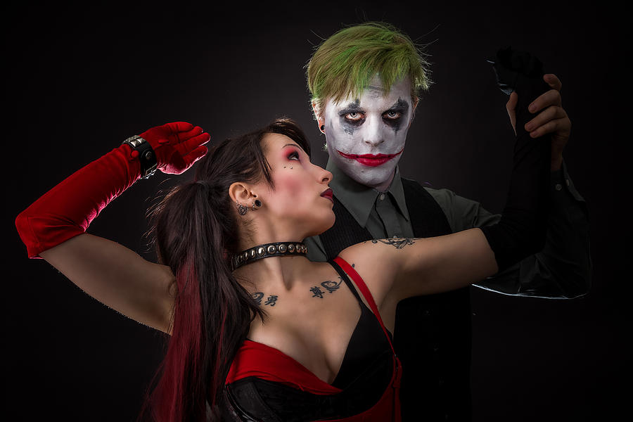 Harley and the Joker Photograph by Rikk Flohr