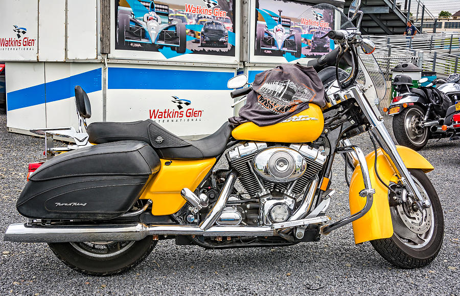 Harley Davidson at the Glen Photograph by Steve Harrington