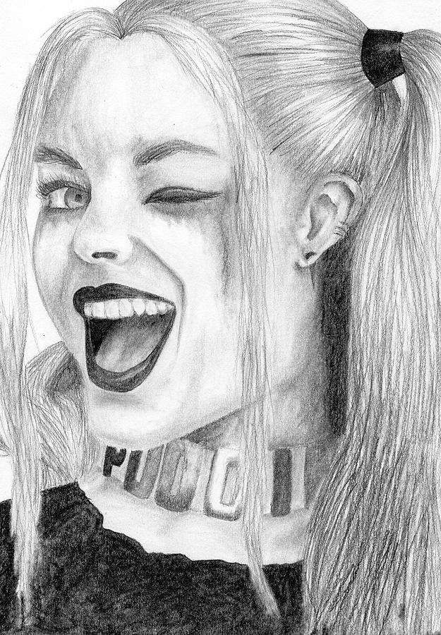 Harley Quinn Drawing by Emma BurbageAtter
