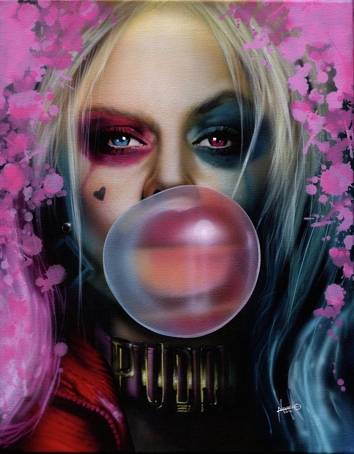 Harley Quinn Painting - Harley Quinn by Luis Navarro