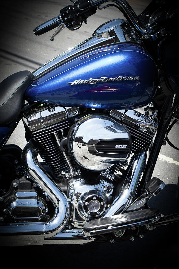 Harley Twin-Cam 103 V-twin Photograph by David Patterson