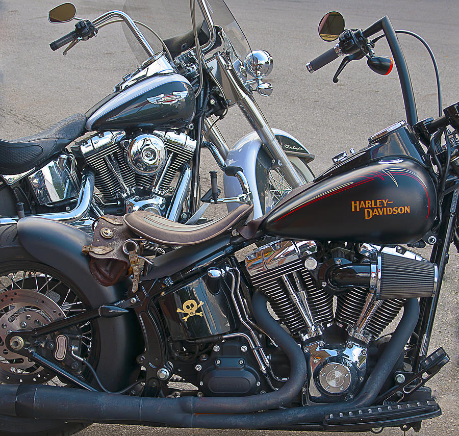 Harleys Photograph by Brian Kinney