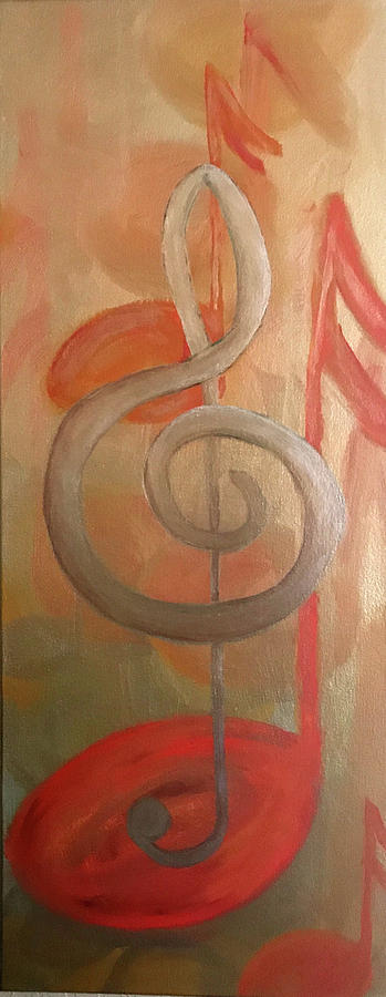 Music Painting - Harmony Art by Brenda Boss by Brenda Boss