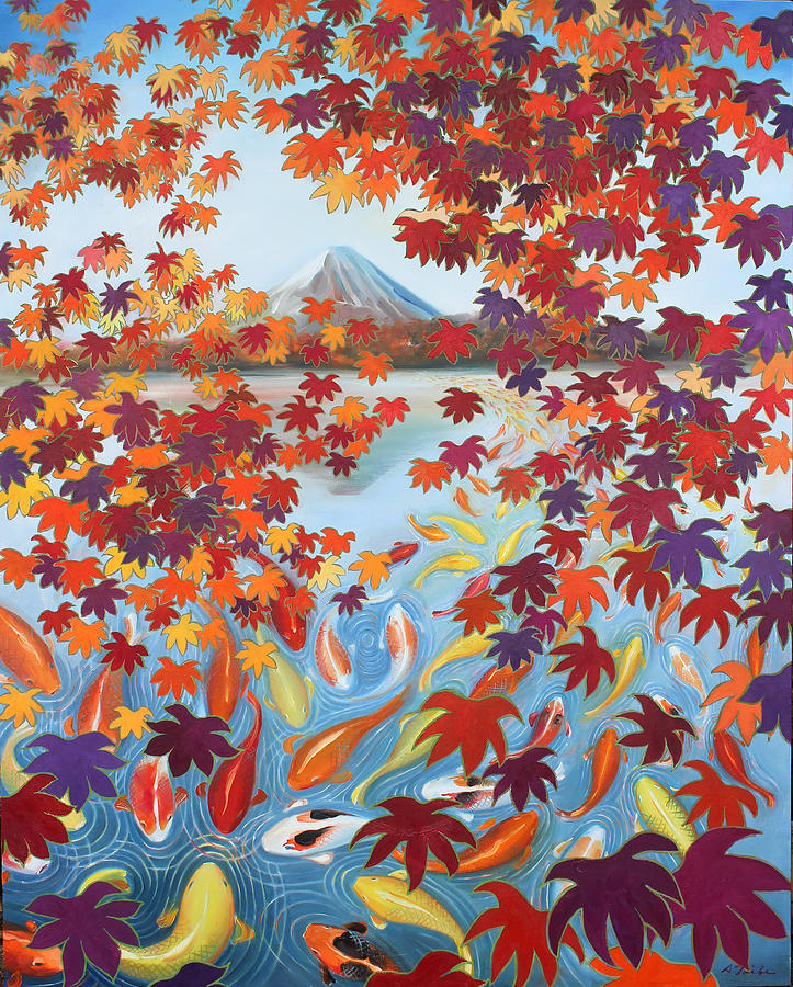 Harmony No.2 Autumn Painting by Sumiyo Toribe