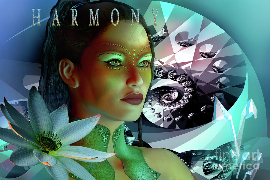 Fantasy Digital Art - Harmony by Shadowlea Is