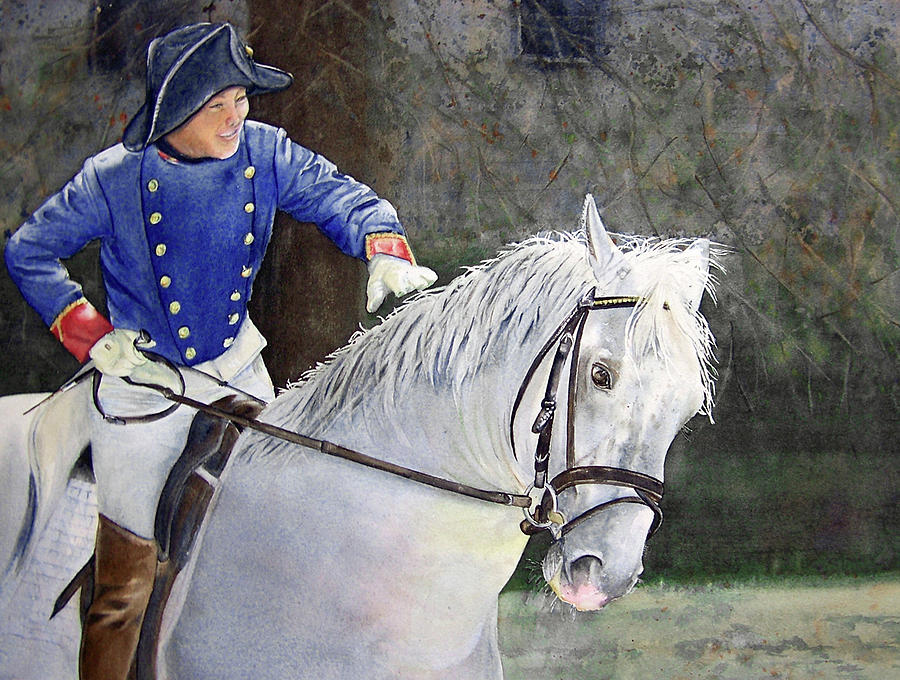 Horse Painting - Harmony by Vicky Lilla
